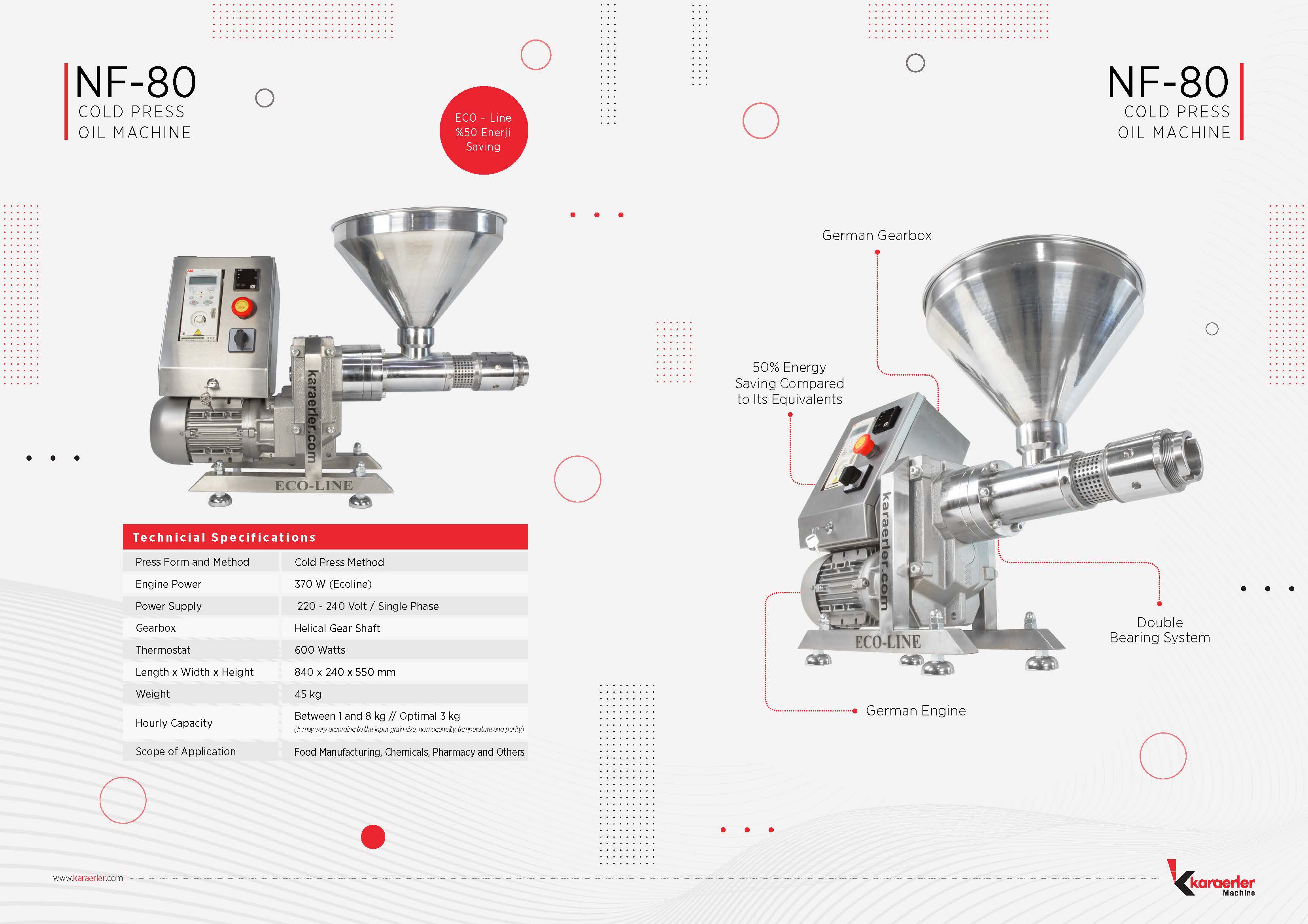 Puree Machine P1  Karaerler Oil Press